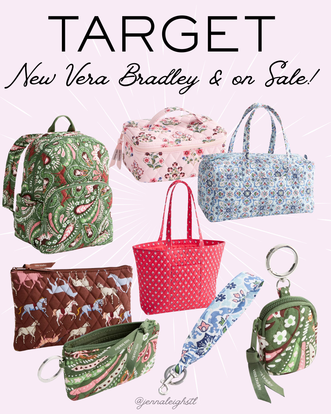 New Vera Bradley at Target! 💕 And right now you can save 20% with the Target Circle Bonus on select women's jewelry and accessories. Such a good time to grab one of these new Vera Bradley finds while the deal is going! 

 #LTKootd #LTKmomlife #LTKMidsize
