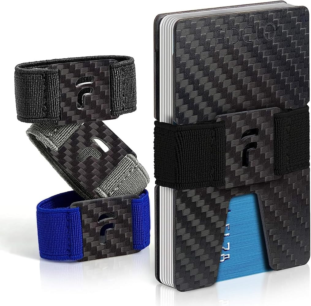 Fidelo Slim Wallet for Men – RFID Blocking Minimalist Credit Card Holder with Sliding Pop-Up De... | Amazon (US)