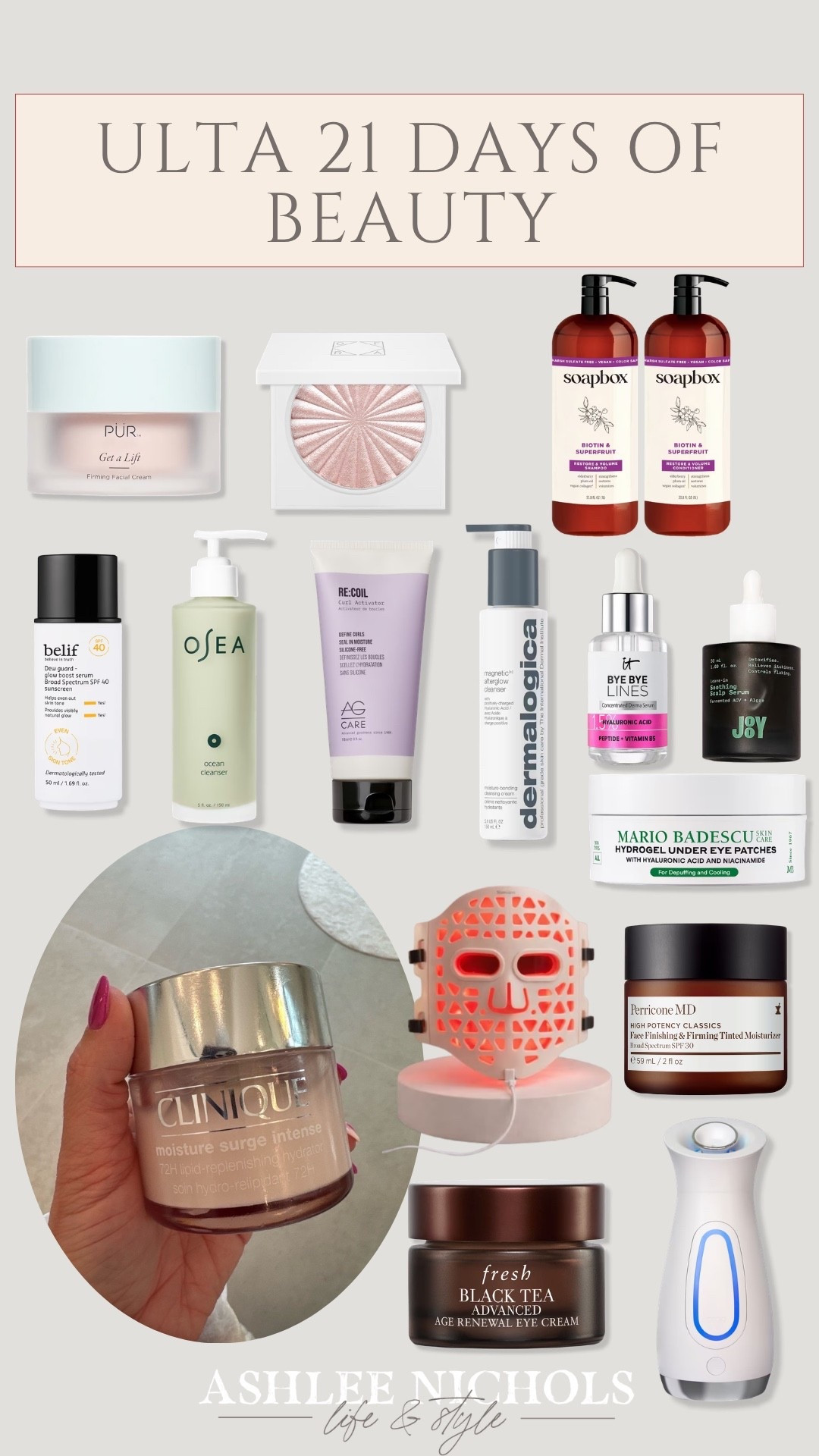 Ulta 21 days of beauty! 50% off today only!

#LTKSaleAlert #LTKBeauty #LTKselfcare