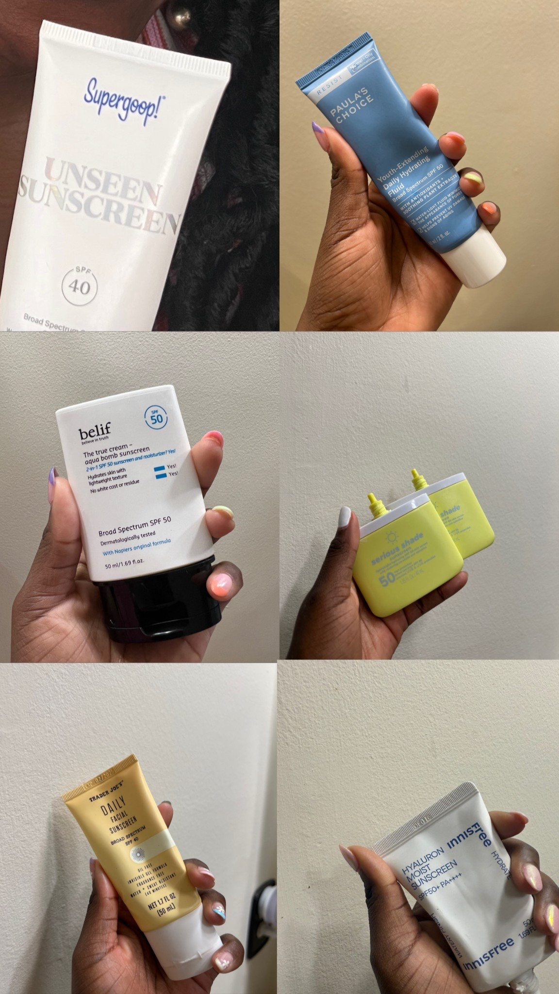 My current faves for everyday face sunscreen! Prefacing that I like a more glowy (some may read greasy) finish, especially in the fall winter. If you’re looking for a more matte choice, I’d use the Trader Joe’s sunscreen pictured here! All of these don’t leave a white cast and last 2-3 months, starting at $15. 

#LTKBeauty #LTKFindsUnder50