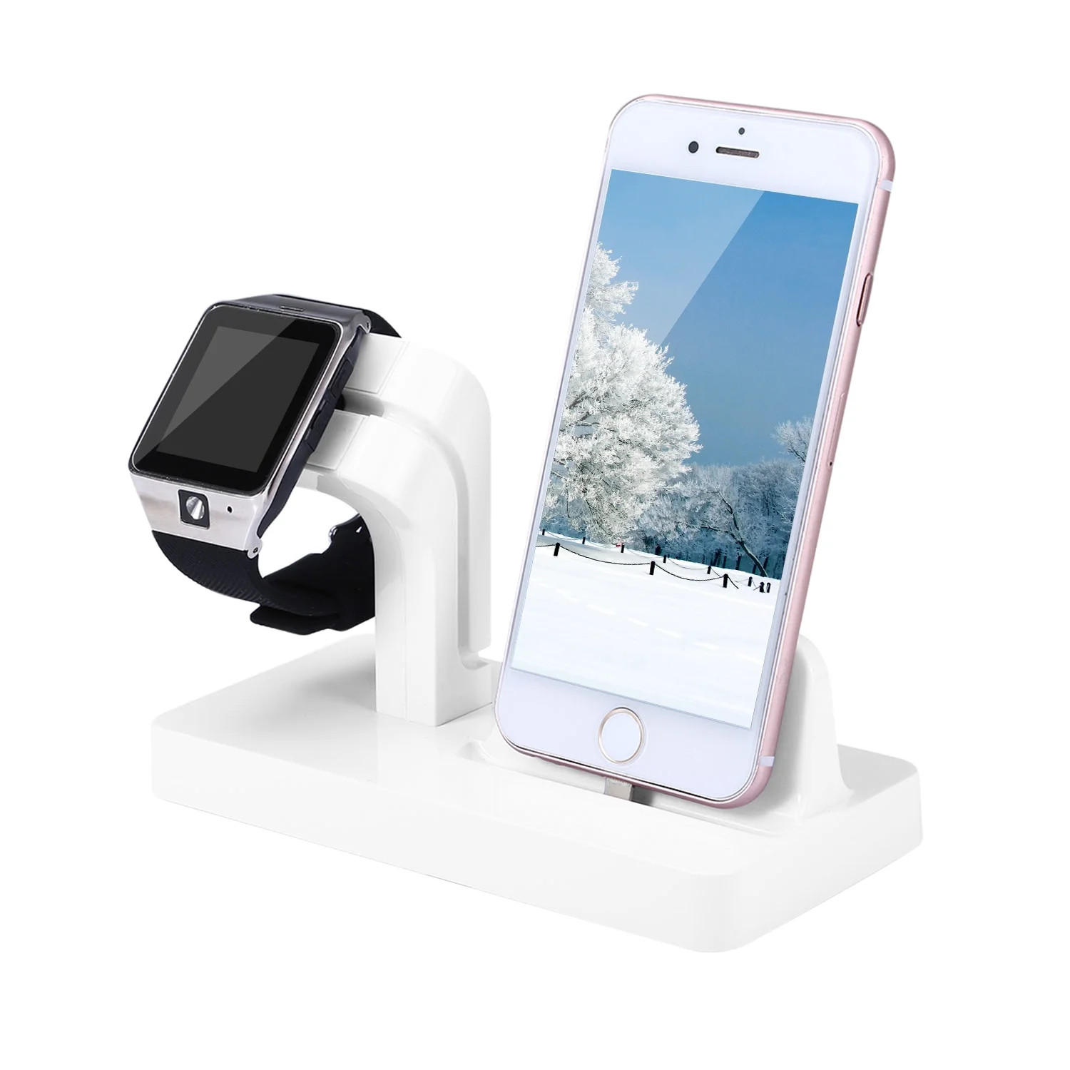 iMountek Charging Stand Dock Station Charger Holder for Apple Watch Series iPhone 11/X/8/8Plus/7 ... | Walmart (US)