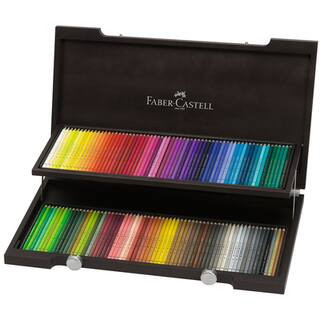 Faber-Castell Polychromos 120 Color Colored Pencil Set in Wood Case | 3.8 mm | Michaels® | Michaels Stores