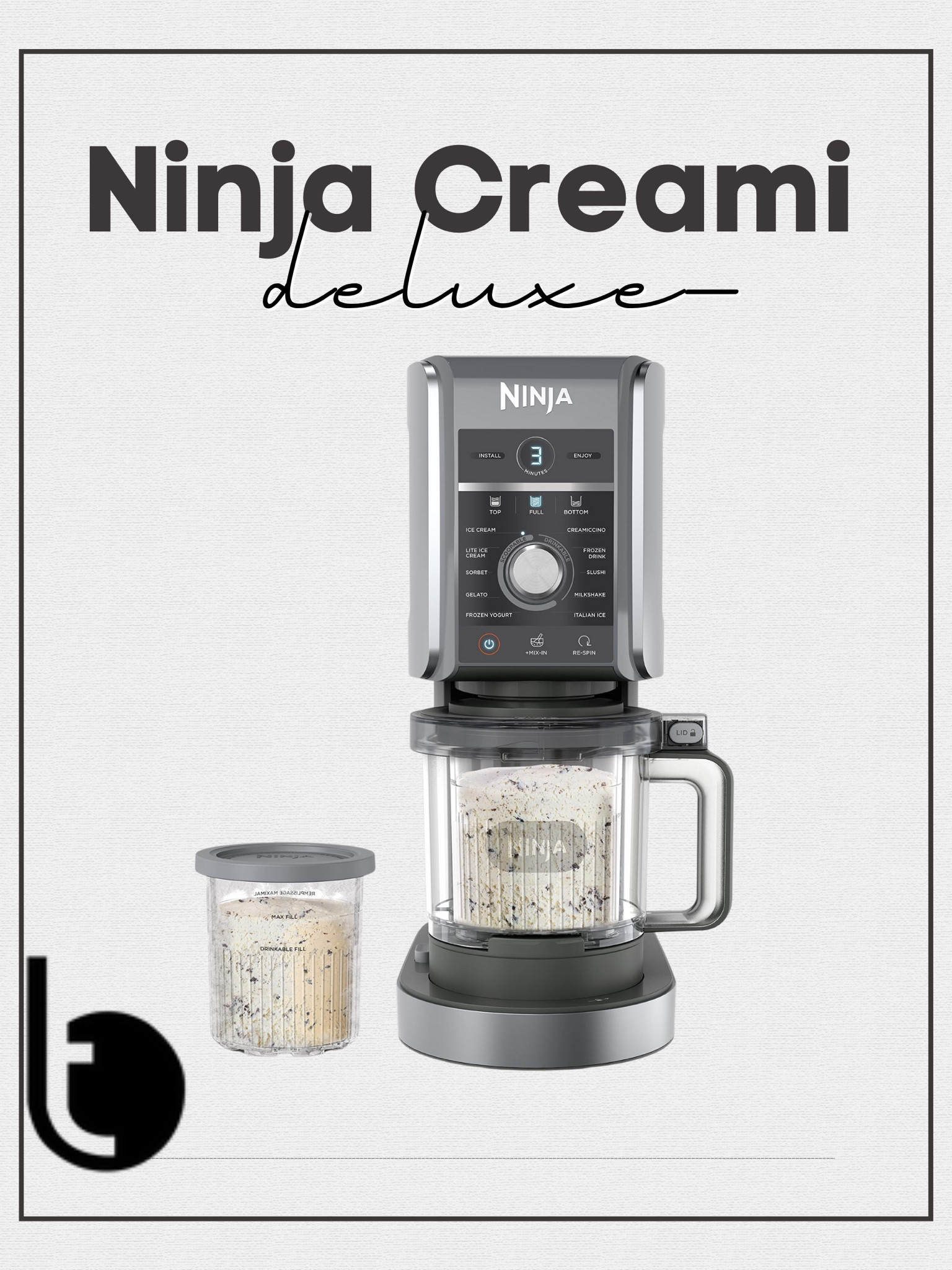 Ninja CREAMi Deluxe 11-in-1 NC501 Ice Cream & Frozen Brand NEW SHIPS SAME  DAY!