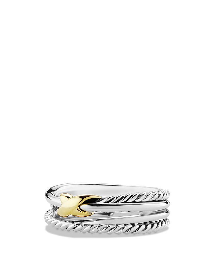 X Crossover Ring with 18K Gold | Bloomingdale's (US)