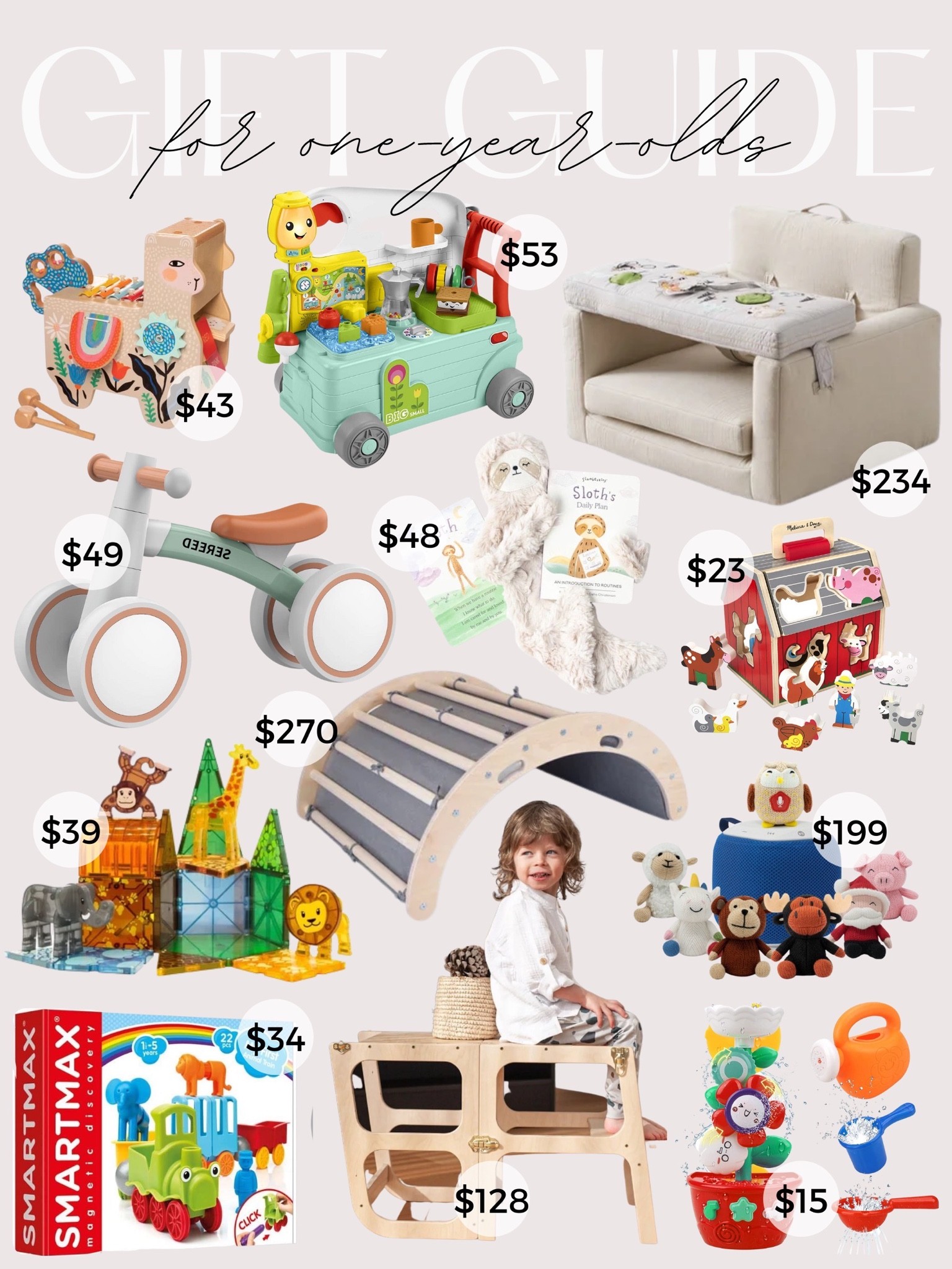 Gift Guide for One Year Olds - Jungle Gym  – Interactive Fun – Learning Play – Snuggle Toys -  Dolls - Physical Activities for Children

#LTKHoliday #LTKkids #LTKfamily