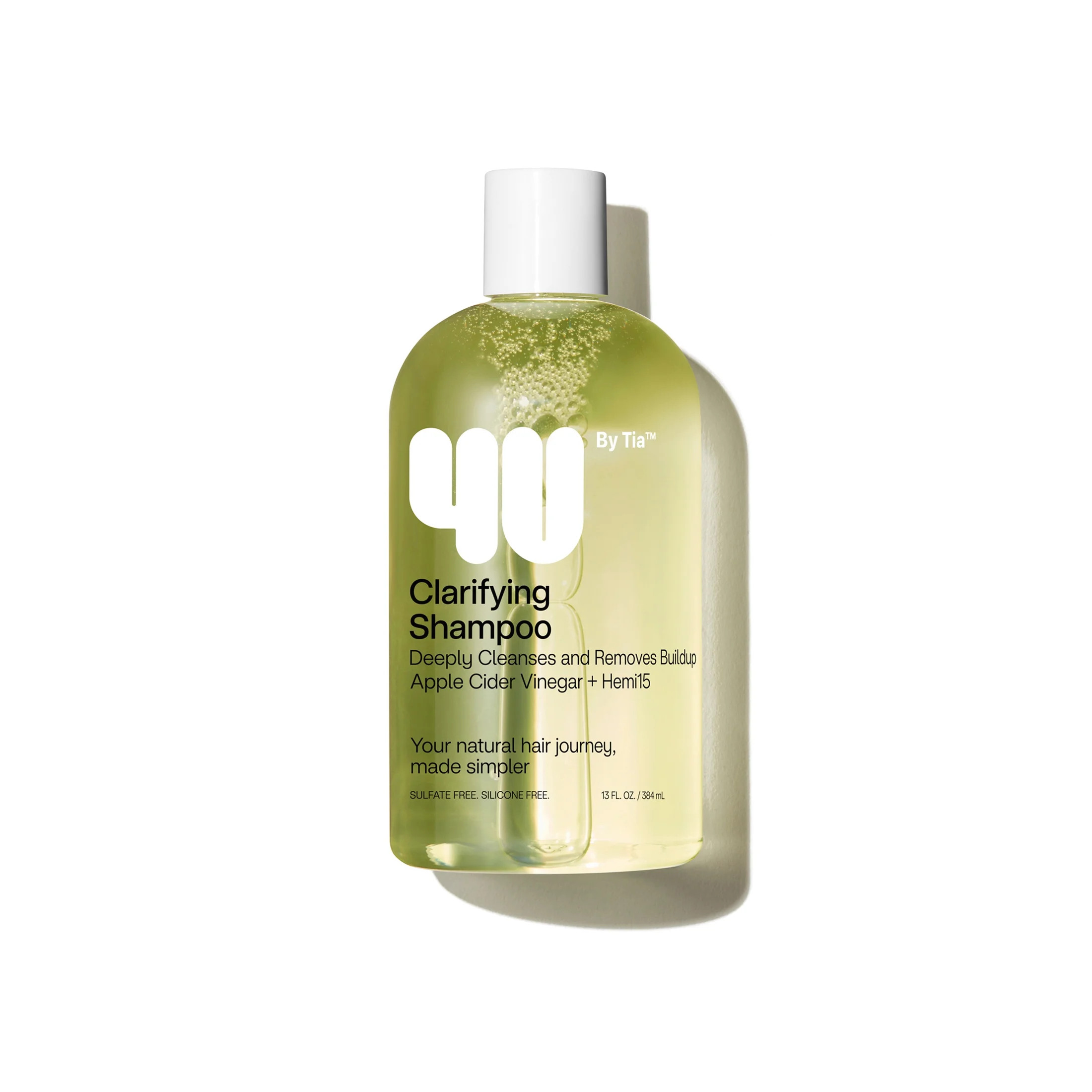 4U by Tia Clarifying Shampoo with Apple Cider Vinegar and Hemi15, 13 fl oz | Walmart (US)