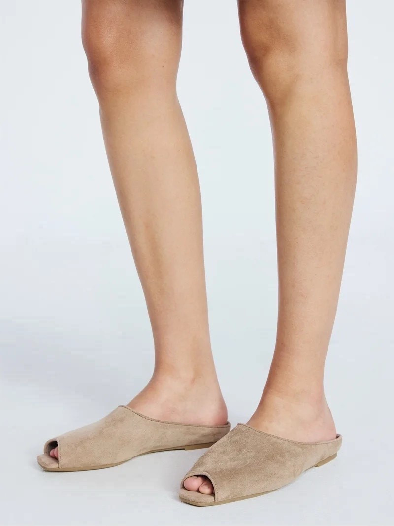 Peep toe flat! Love! Will sell out. $32 
Walmart scoop 

#LTKover40 #LTKstyletip #LTKfindsunder50