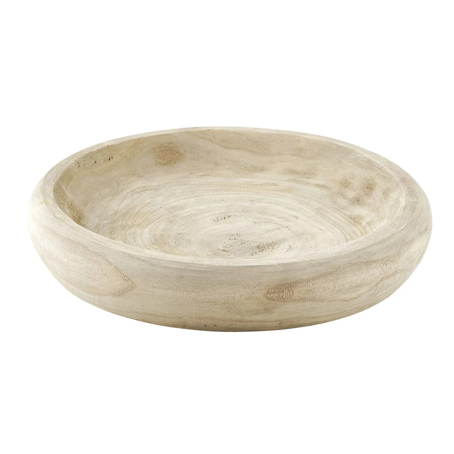 Santa Barbara Design Studio Table Sugar Hand Carved Paulownia Wood Serving Bowl, Large, Natural | Walmart (US)