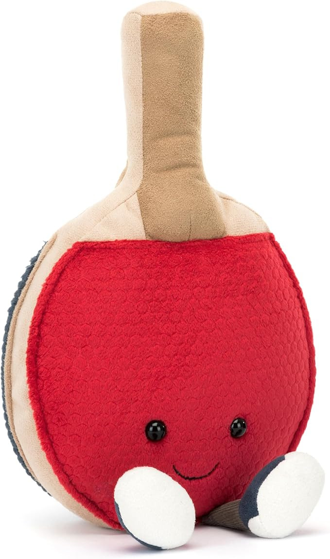 Jellycat Amuseables Table Tennis Paddle Toy, 11 inches | Ping Pong Plush | for Sports Fans | Amazon (US)