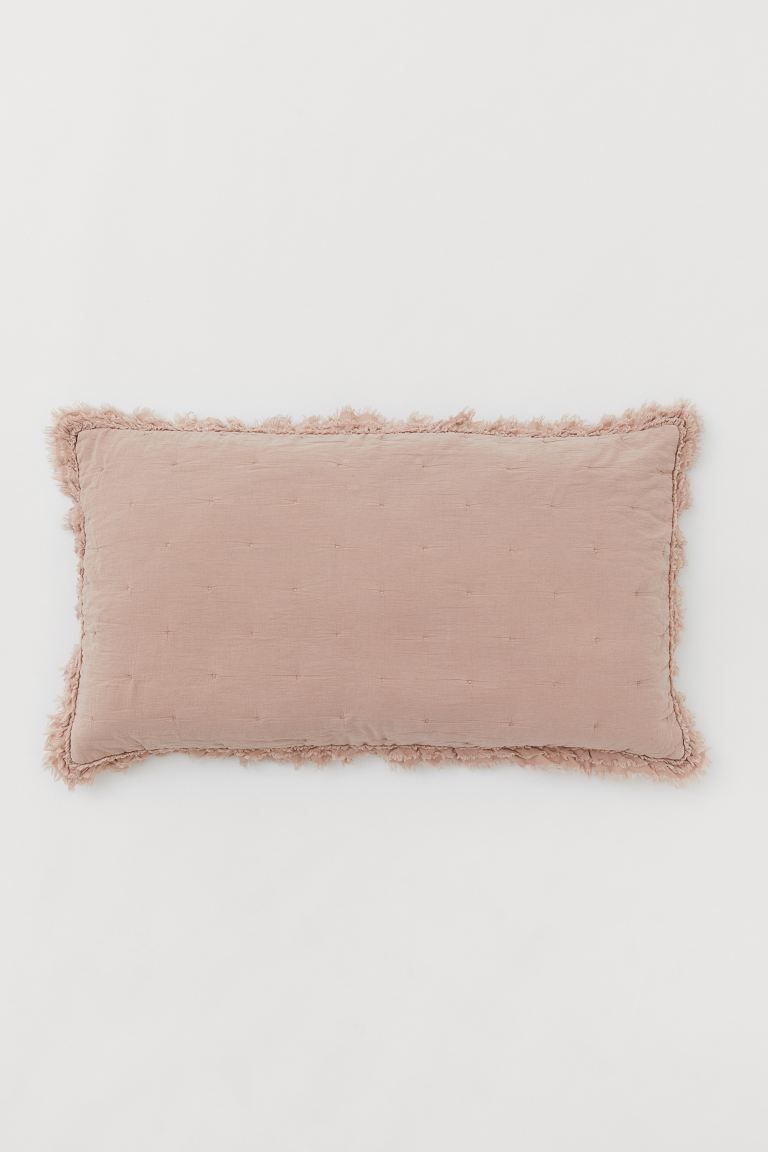 Ruffle-trimmed Cushion Cover | H&M (US)