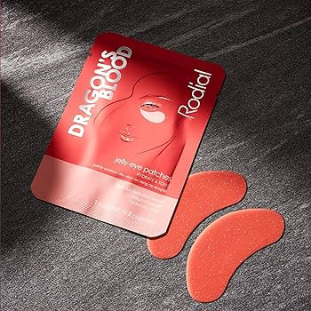 Rodial Dragon's Blood Jelly Eye Patches (4 Sachets), Elisticity and Firmness, Hyaluronic acid and... | Amazon (US)