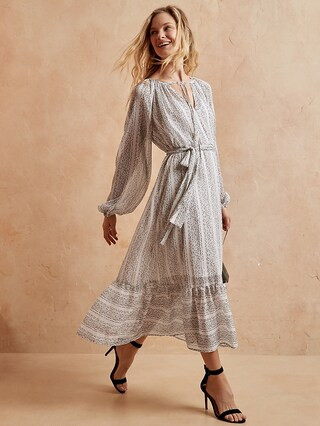 Boho Maxi Dress | Banana Republic Factory