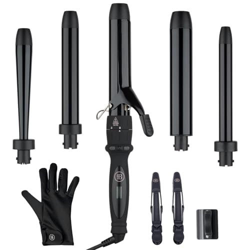 Bombay Hair Curling Wand Set 5 in 1 Curling Wand, Professional Curling Iron Tourmaline Kit & Salo... | Amazon (US)