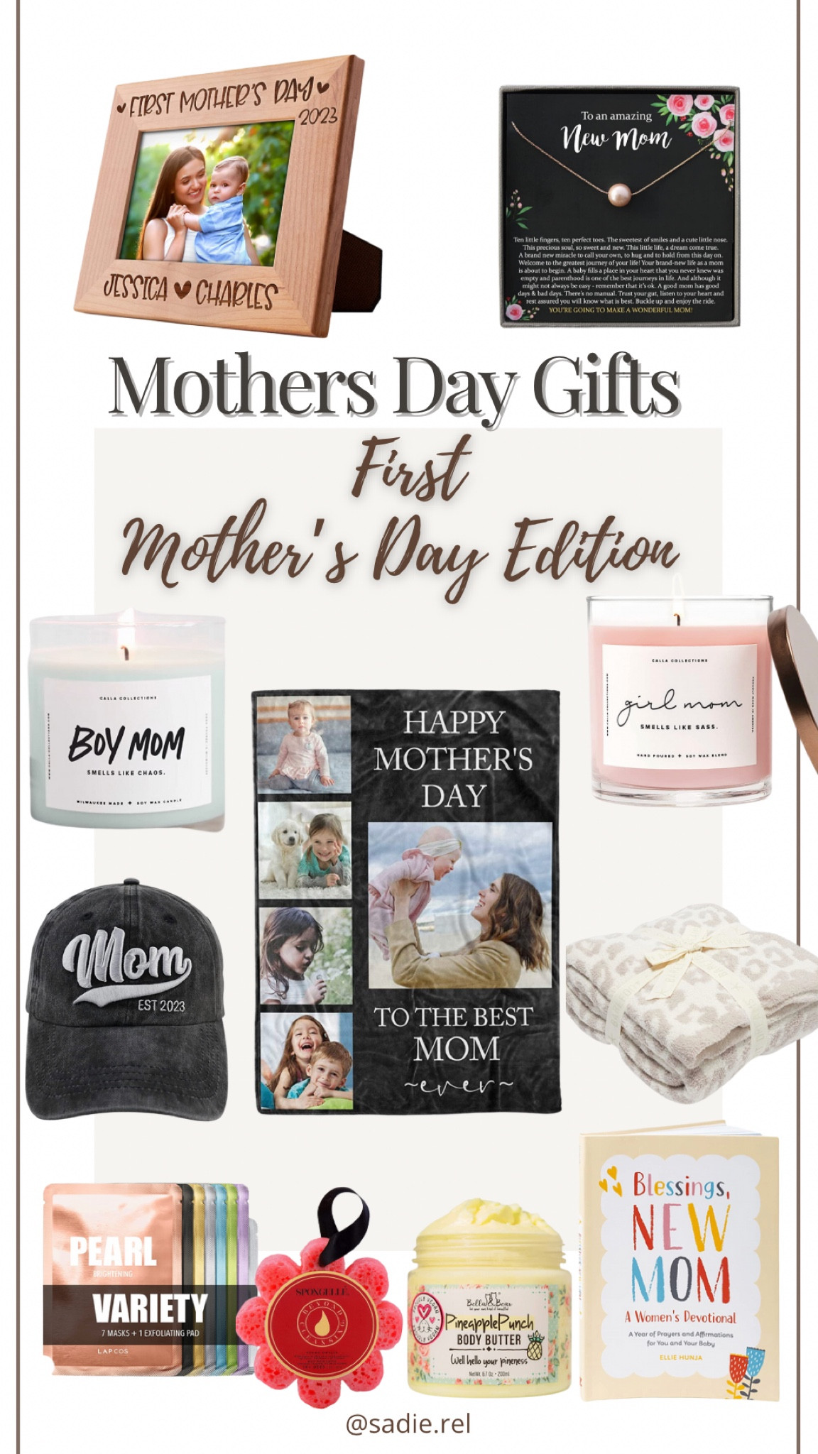 Mother’s Day gift ideas for new Moms first time, inspiration, boy | girl mom candle, barefoot dreams blanket, hat, cap, picture frame, necklace, devotional, devotions, blanket, body butter 

#LTKGiftGuide #LTKfamily #LTKhome