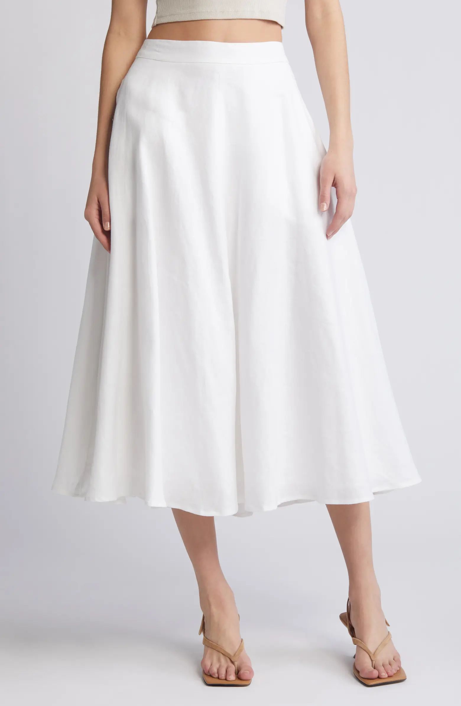 Reformation Maia Linen Skirt | Nordstrom | Nordstrom