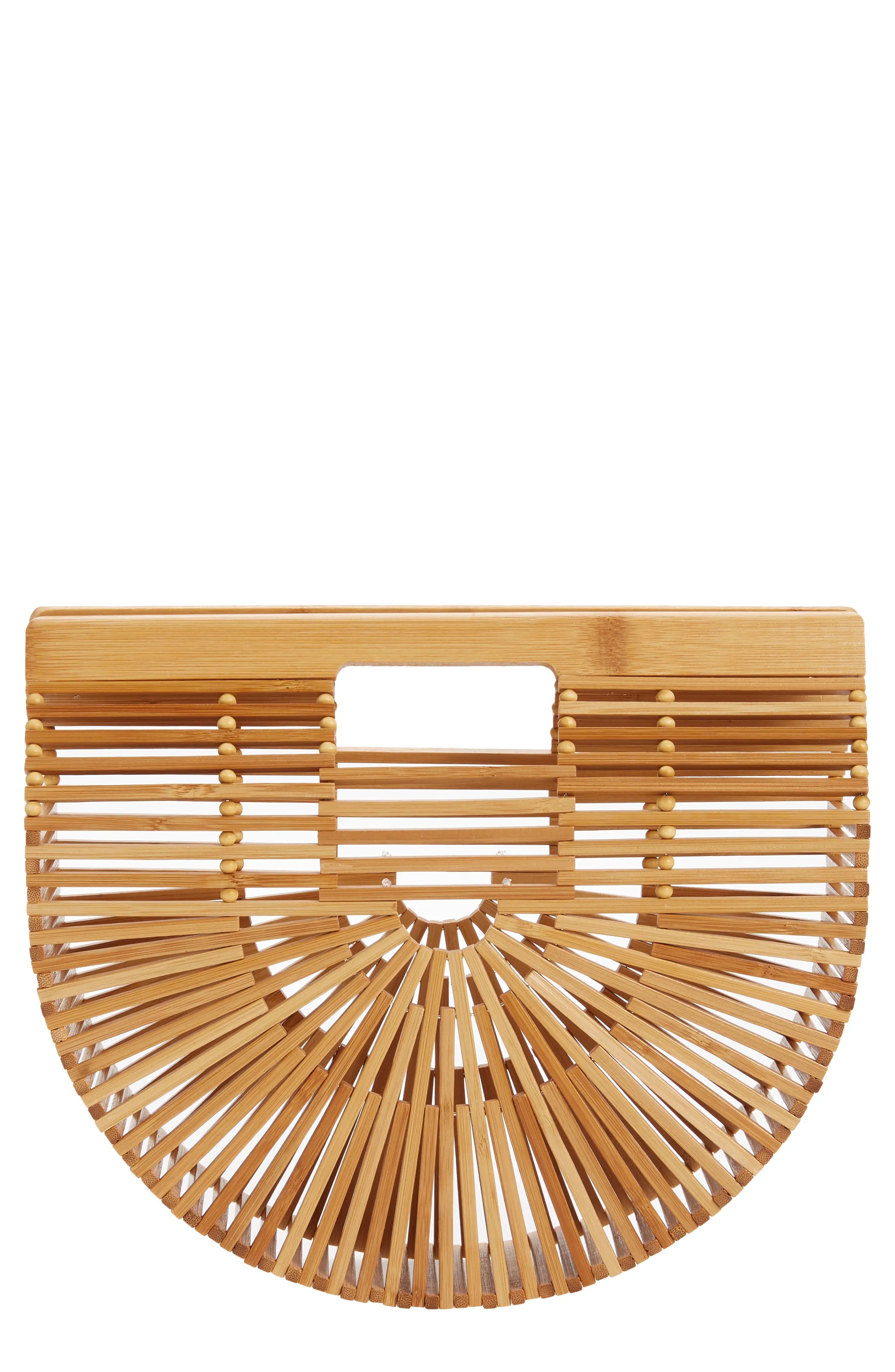 Cult Gaia Gaia's Ark Small Top Handle Bag in Natural at Nordstrom | Nordstrom