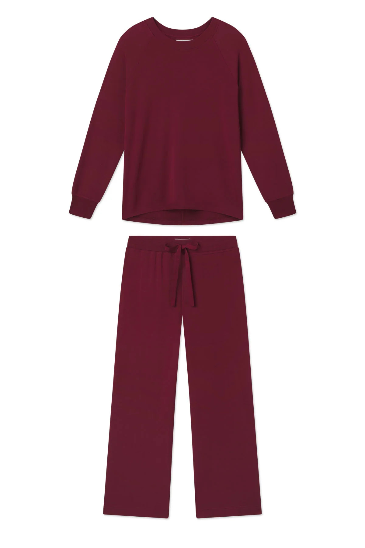 Relax Pants Set in Burgundy | Lake Pajamas
