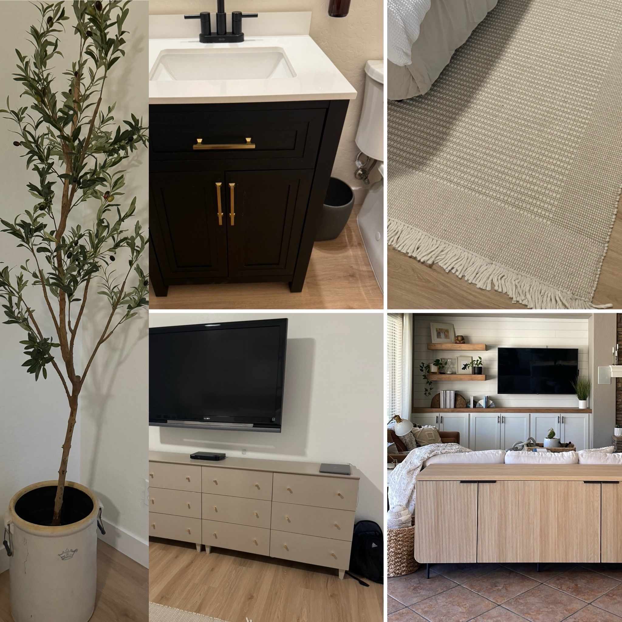 All the new things we got for the house when we replaced flooring! 