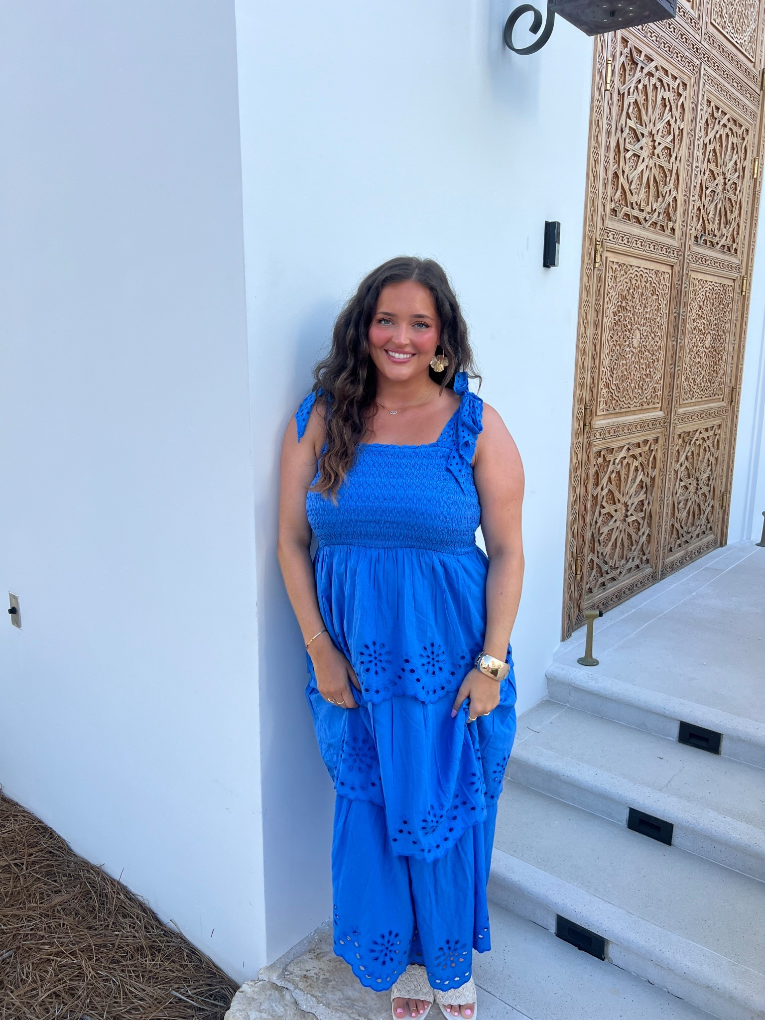 The perfect blue maxi dress 💙 gives all the Greece vacay vibes 

#LTKMidsize #LTKStyleTip