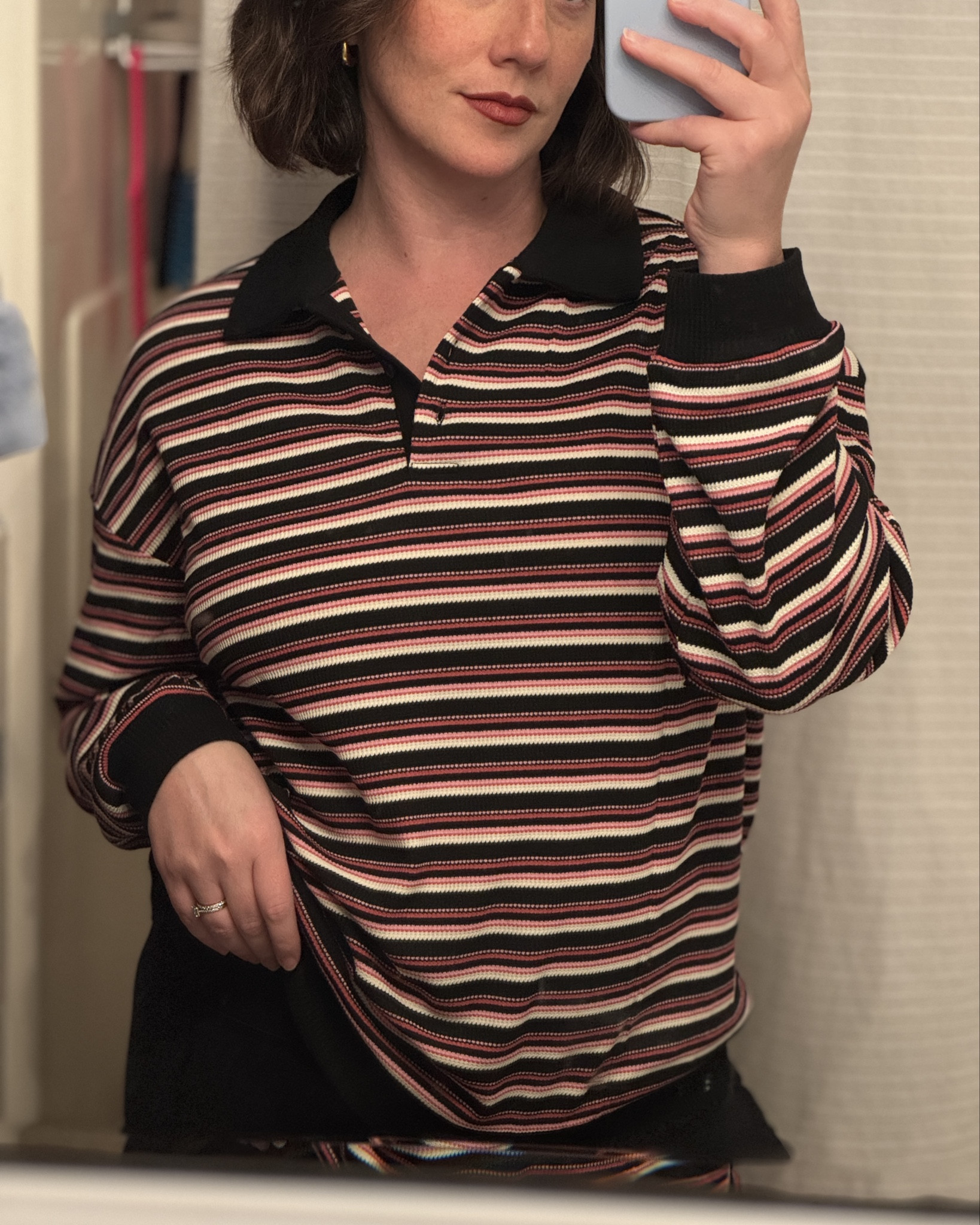 It’s giving 90’s in the best way possible 🤩 styled as is and cropped to show the difference, I’m actually kinda loving the cropped look! I’m wearing a size large 🫶🏼

#LTKStyleTip #LTKMidsize