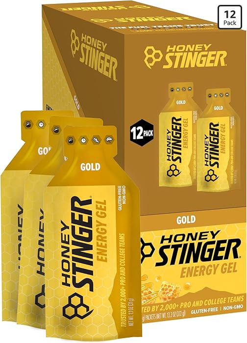 Honey Stinger Gold Energy Gel, Gluten Free & Caffeine Free, for Exercise, Running and Performance... | Amazon (US)