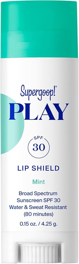Supergoop! PLAY Lip Shield SPF 30 - Hydrating SPF Lip Balm - Moisturizing Treatment for Dry Crack... | Amazon (US)