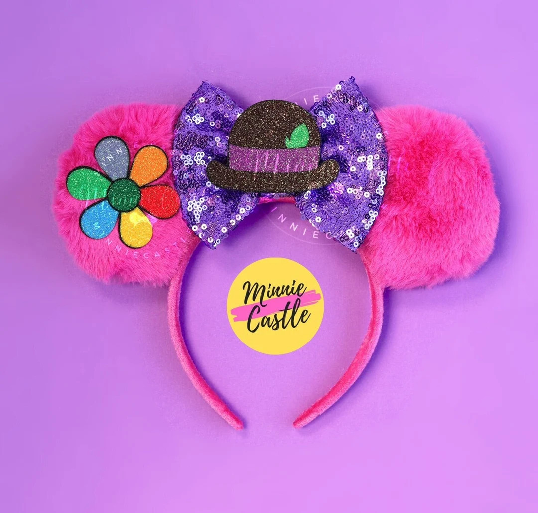 Bing Bong Pink Fur Mickey Ears, Bing Bong Mouse Ears, Mickey Ears, Minnie Ears, Imaginary Friend ... | Etsy (US)