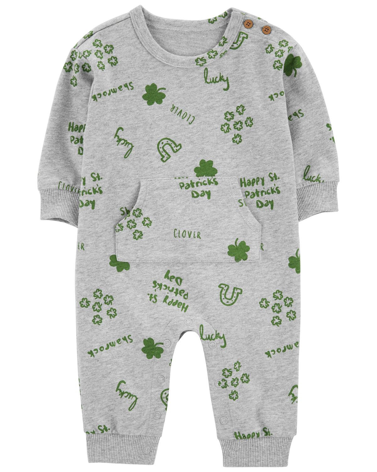 Heather Baby St. Patrick's Day Jumpsuit | carters.com | Carter's