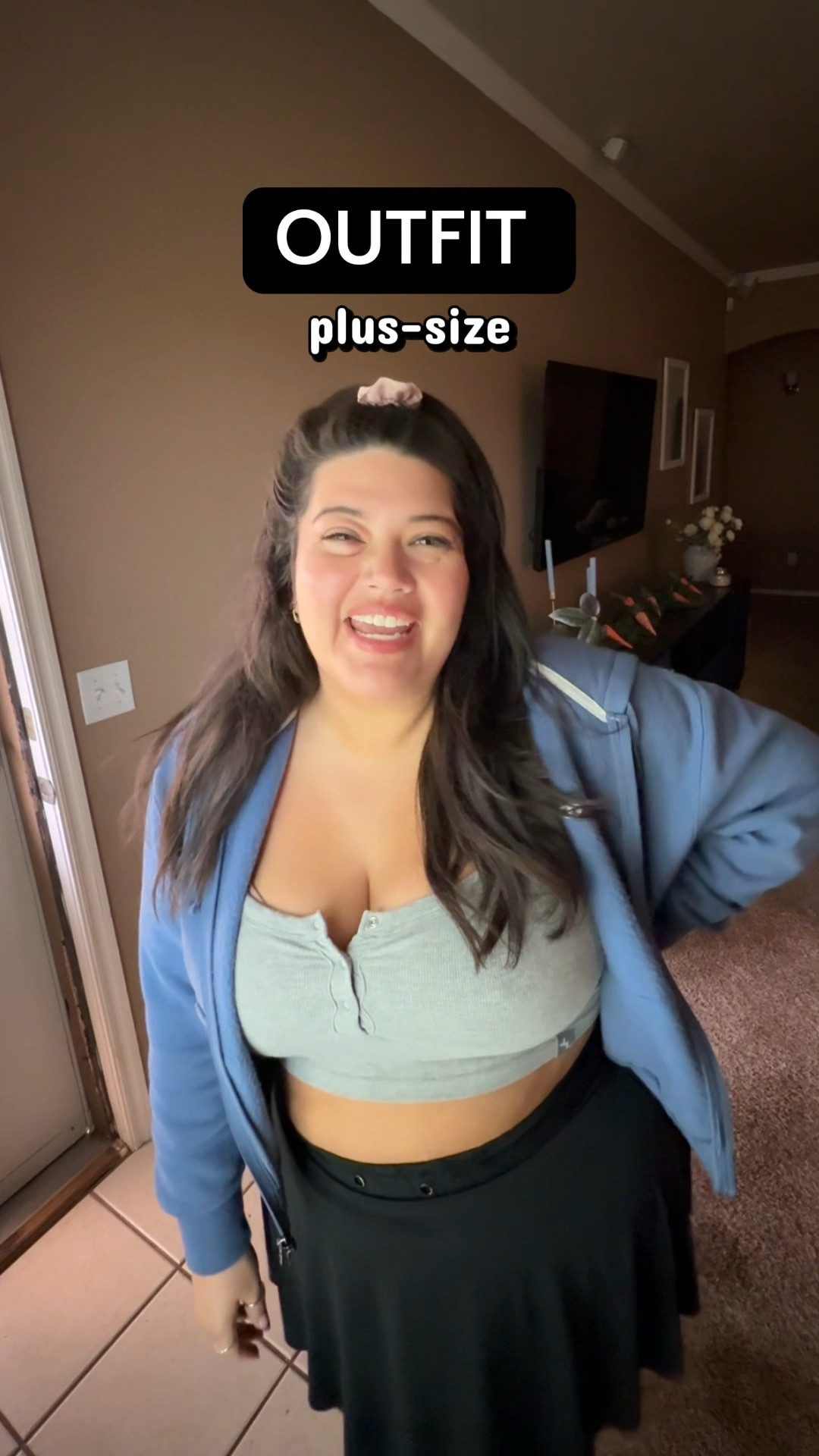 Remote Friday = comfy cute #officeoutfit #curvyfashion #plussize 

Blue Sweatshirt : L
Crop Tank: 1X


#LTKPlusSize #LTKootd