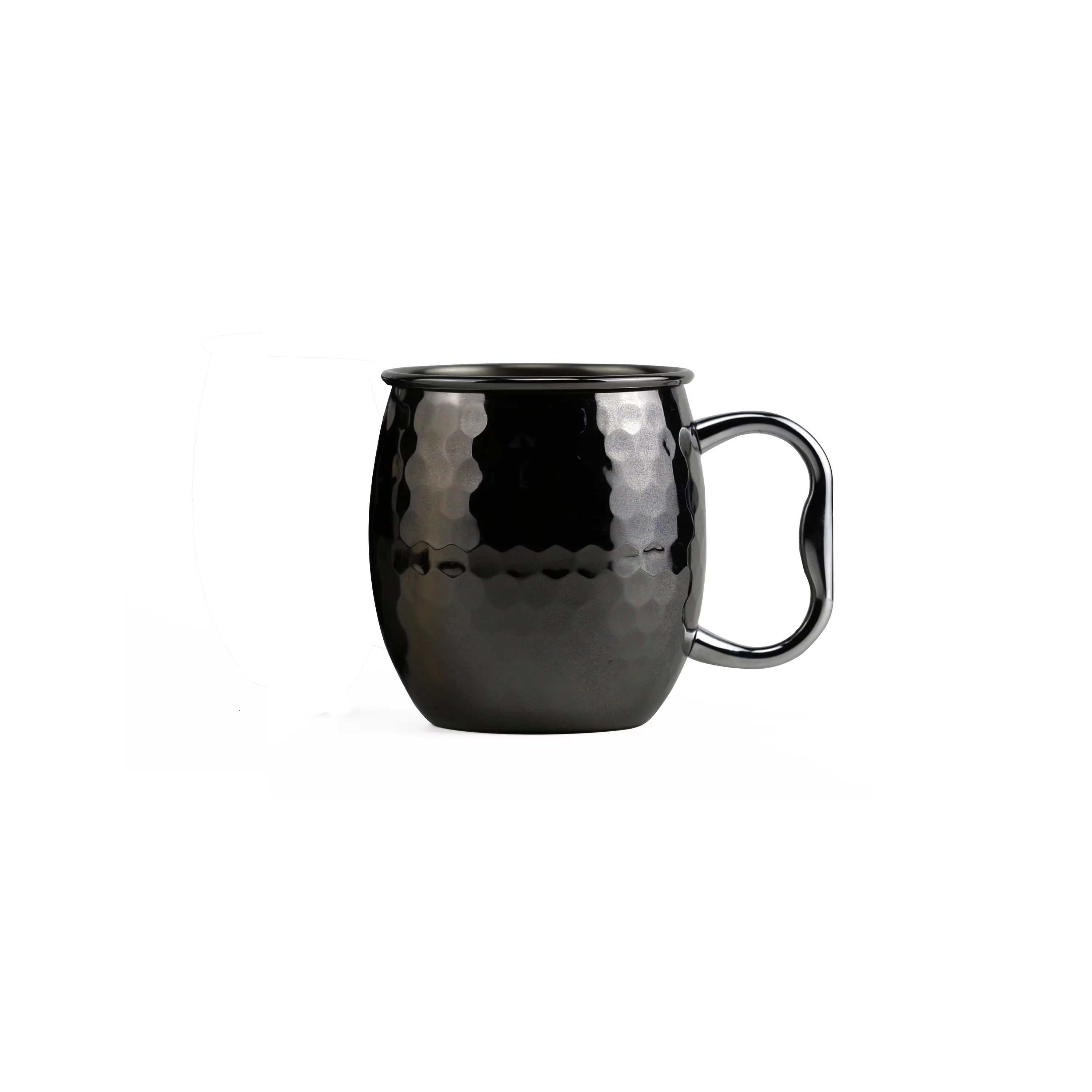 Bar340 by Cambridge 20-Ounce Black Faceted Moscow Mule Mug | Walmart (US)
