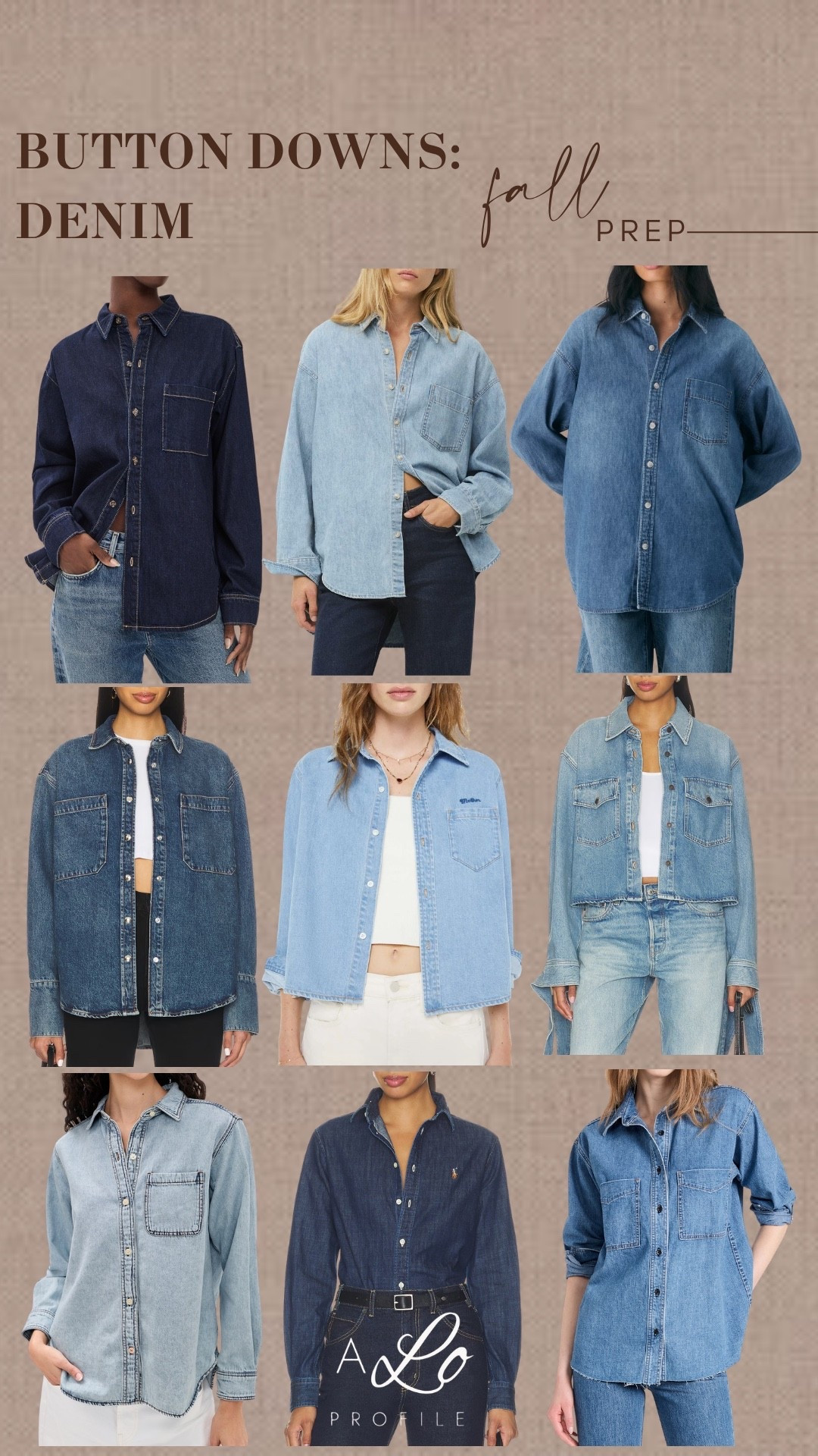 Fall Transitional Pieces: Denim Button Down // fall style, fall top, fall trends, fall fashion, fall wardrobe, fall prep, trending for fall, fall closet staples