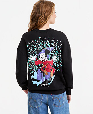Adult Sorcerer's Apprentice Mickey Crewneck Sweatshirt | Macy's