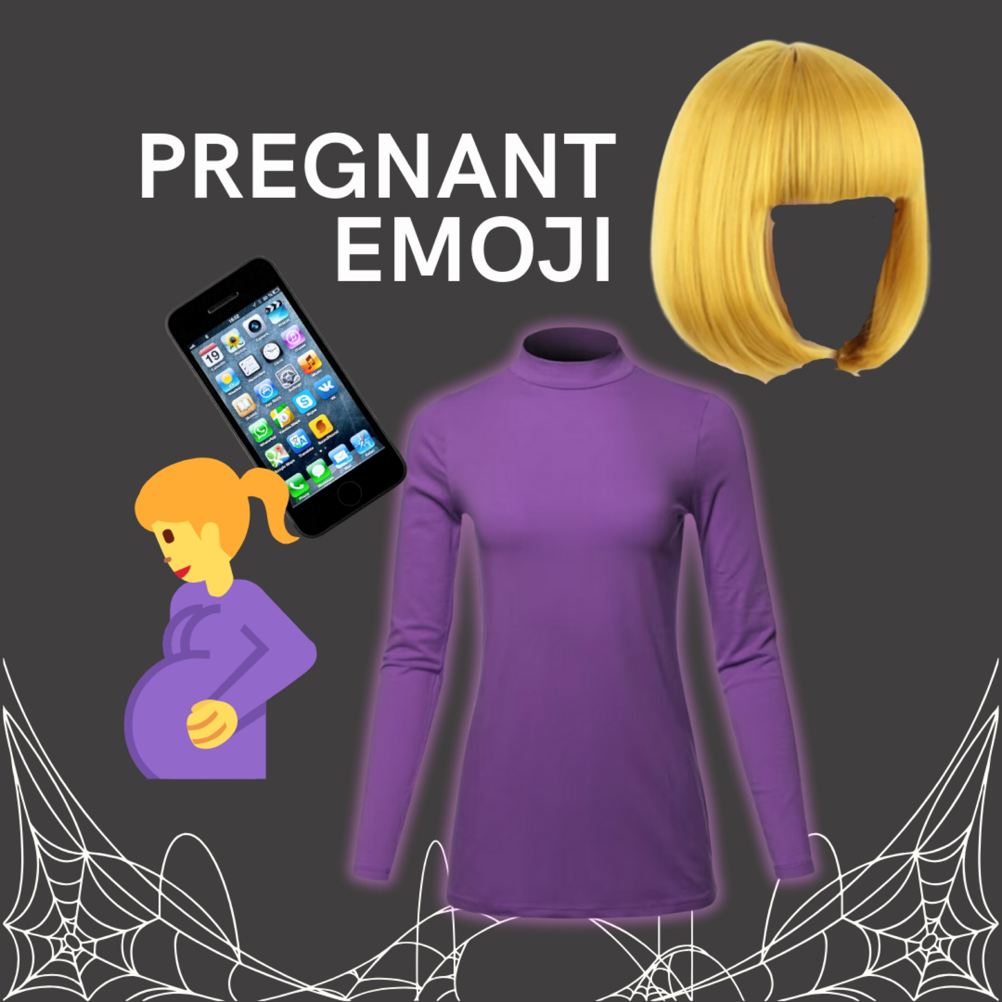 Be the pregnant mama emoji for Halloween! 🎃 🤰