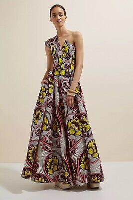 New Anthropologie SIKA One-Shoulder Maxi Dress Size 0 | eBay US