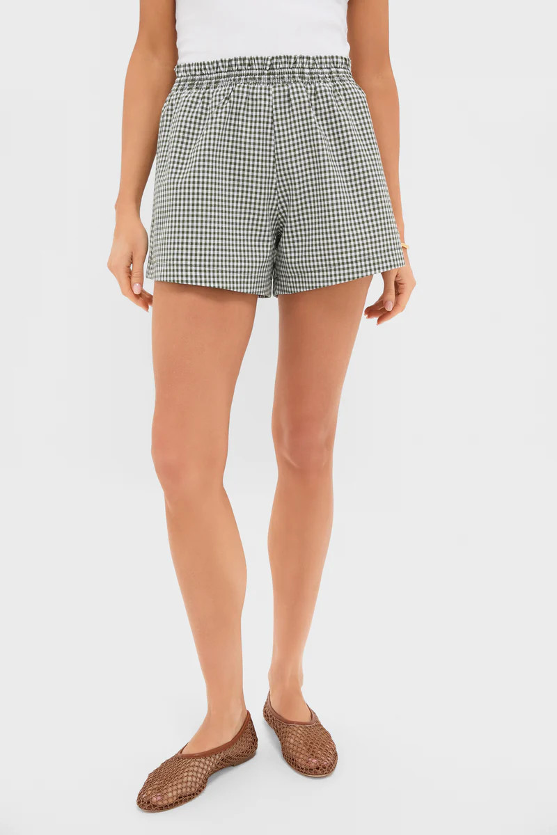 Green Gingham Lane Short | Tuckernuck (US)
