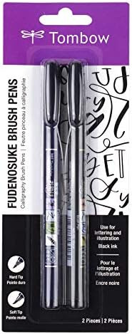 Tombow Fudenosuke Brush Pens (2-Pack) | Amazon (US)
