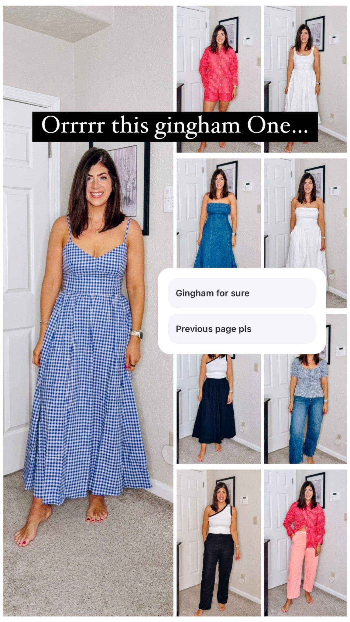 Orrrrr this gingham One…

Gingham dress, spring dress, spring outfit inspo, midsize fashion, chic stylee

#LTKMidsize #LTKStyleTip #LTKSeasonal