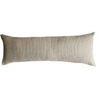 Long Lumbar Bed Pillows, Black Stripe 14x36 Lumbar, Extra Long Many Sizes, Studio Pillows | Etsy (US)
