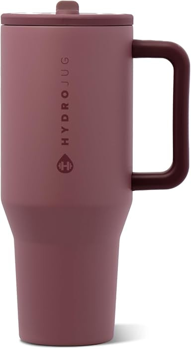 HydroJug Traveler 40oz, Insulated Tumbler with Handle & Straw, Canyon Rose | Amazon (US)