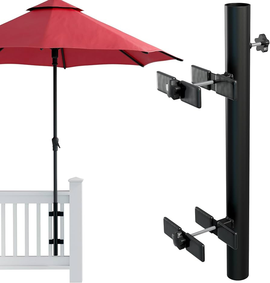 Patio Umbrella Holder \u2013 Easy Installation - Space Saving Umbrella Holder Design - Outdoor Um... | Amazon (US)