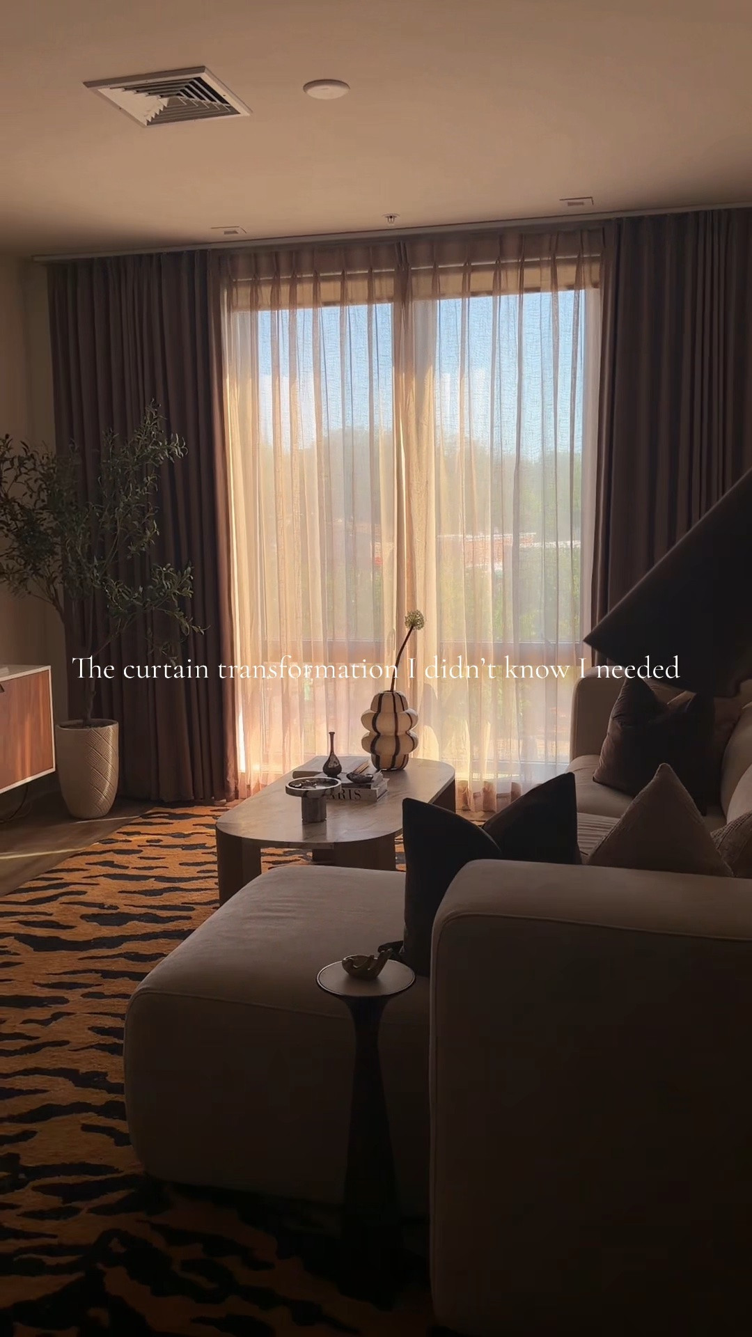 POV: Amazon helped me turn my apartment into the cozy sanctuary of my dreams ✨
Curtain transformation before + after 🤍
#interiordesign #designerhome #cozyspace #livingroomdecor #girlapartment

#LTKgrwm #LTKdayinmylife #LTKvlog