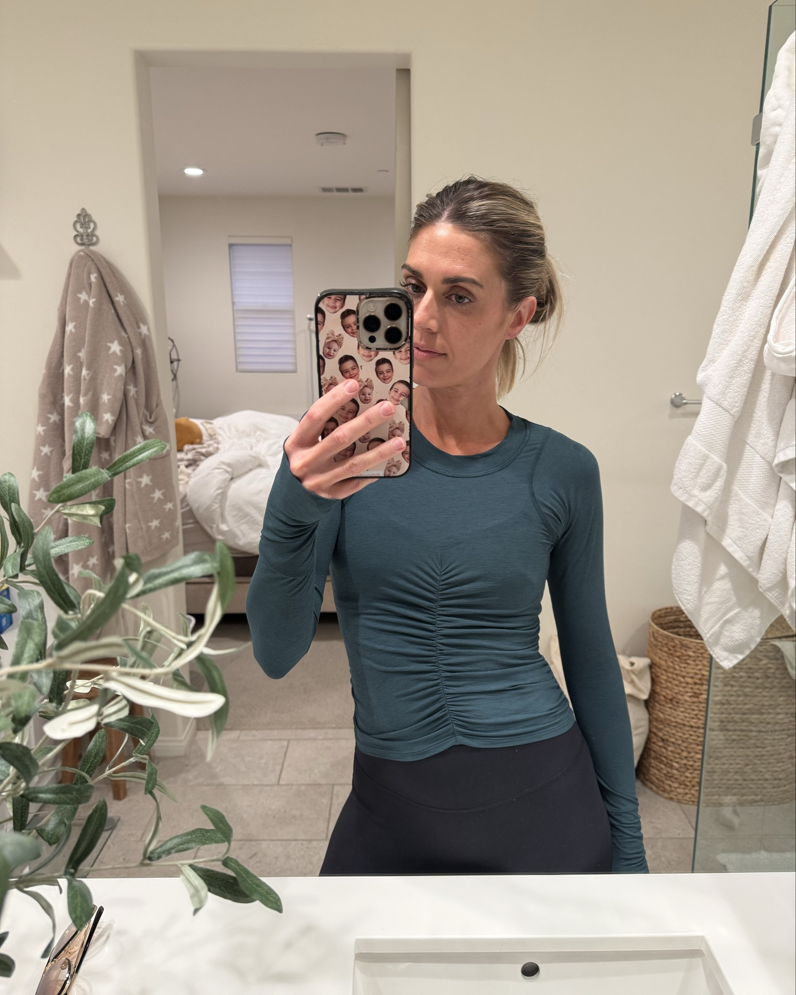 The top I reordered because I loved it so much for pilates 🤍 It super stretchy, lightweight and has thumb holes. I went true to size with a small. I own this one in white, pink and green 😍 The pink is on sale at Dick’s Sporting Goods right now! 

Free People, Nordstrom, workout top, workout wear, pilates outfit, ruched workout top, activewear

#LTKootd #LTKActive #LTKfitnessgoals