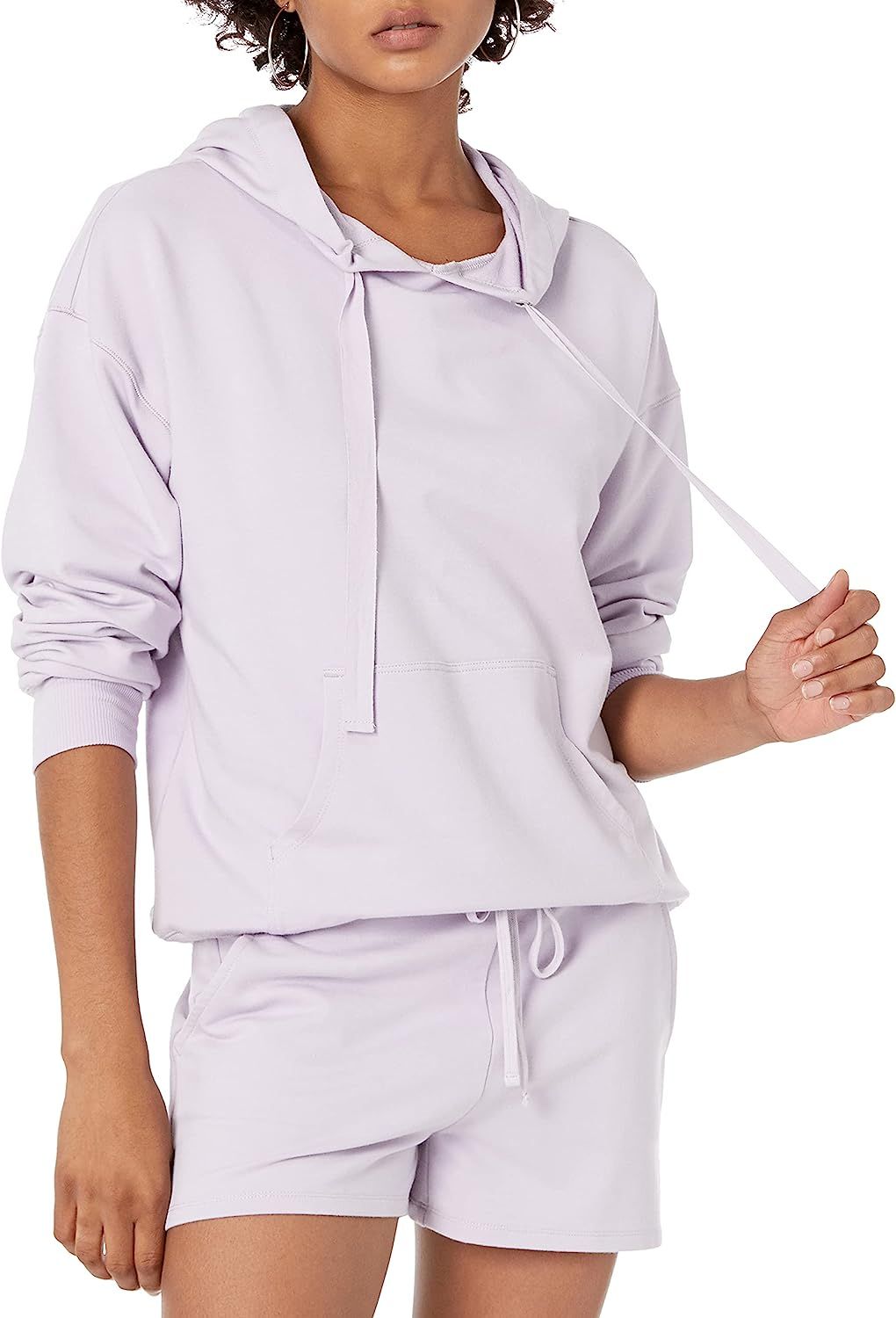The Drop Women's Remi Loose French Terry Long-Sleeve Hoodie Sweatshirt | Amazon (US)