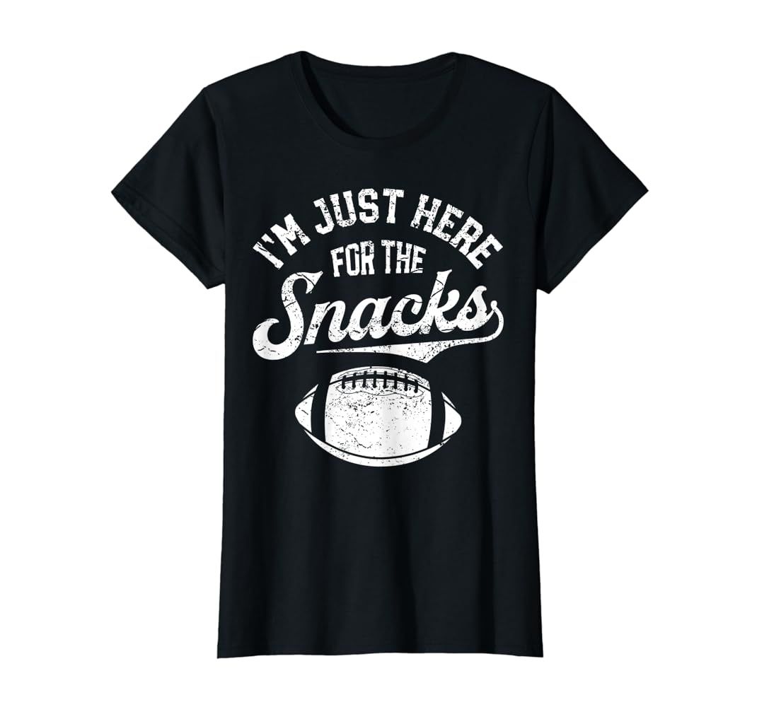 I'm Just Here For The Snacks Funny Fantasy Football League T-Shirt | Amazon (US)