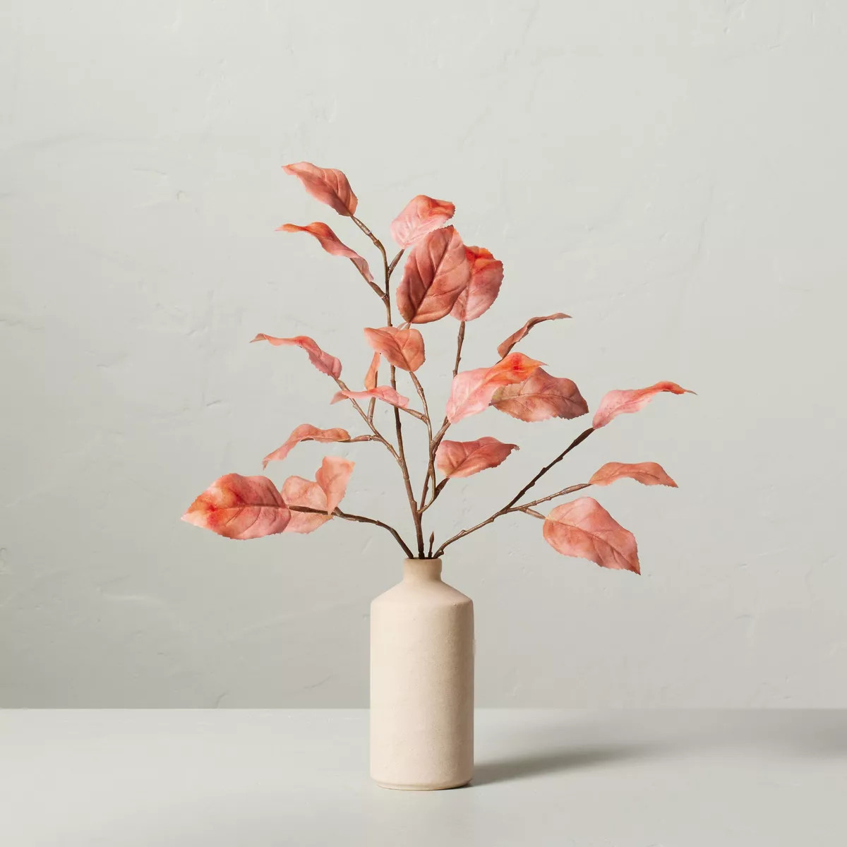 15.5" Faux Rusted Beech Leaf Fall Arrangement - Hearth & Hand™ with Magnolia | Target