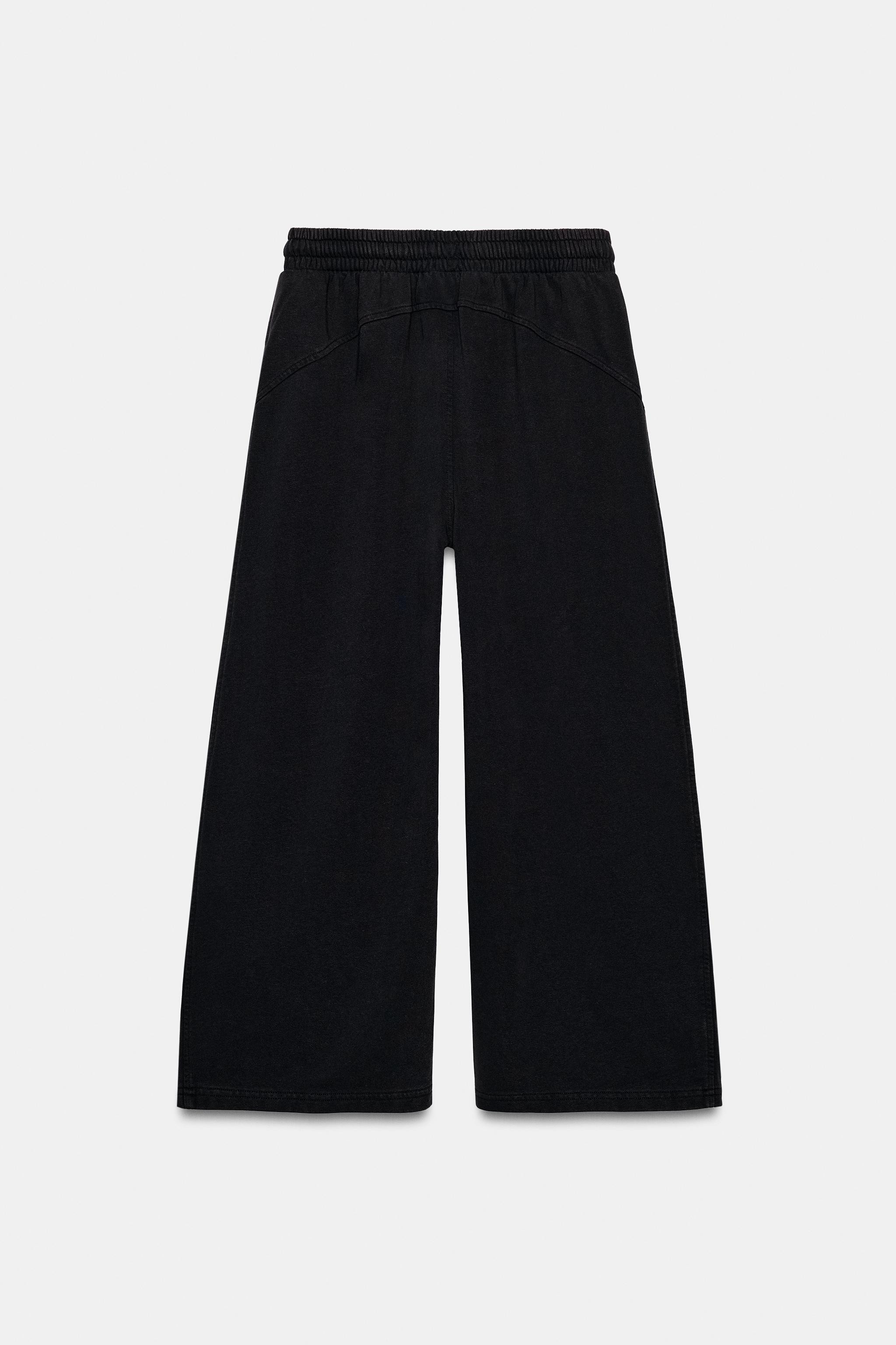 FADED-EFFECT PLUSH TROUSERS | Zara UK
