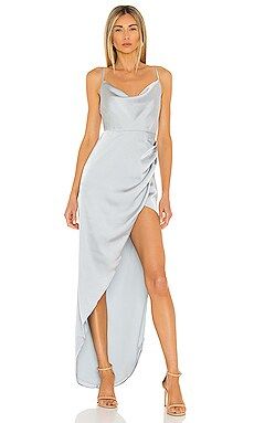 NBD Shelby Gown in Baby Blue from Revolve.com | Revolve Clothing (Global)