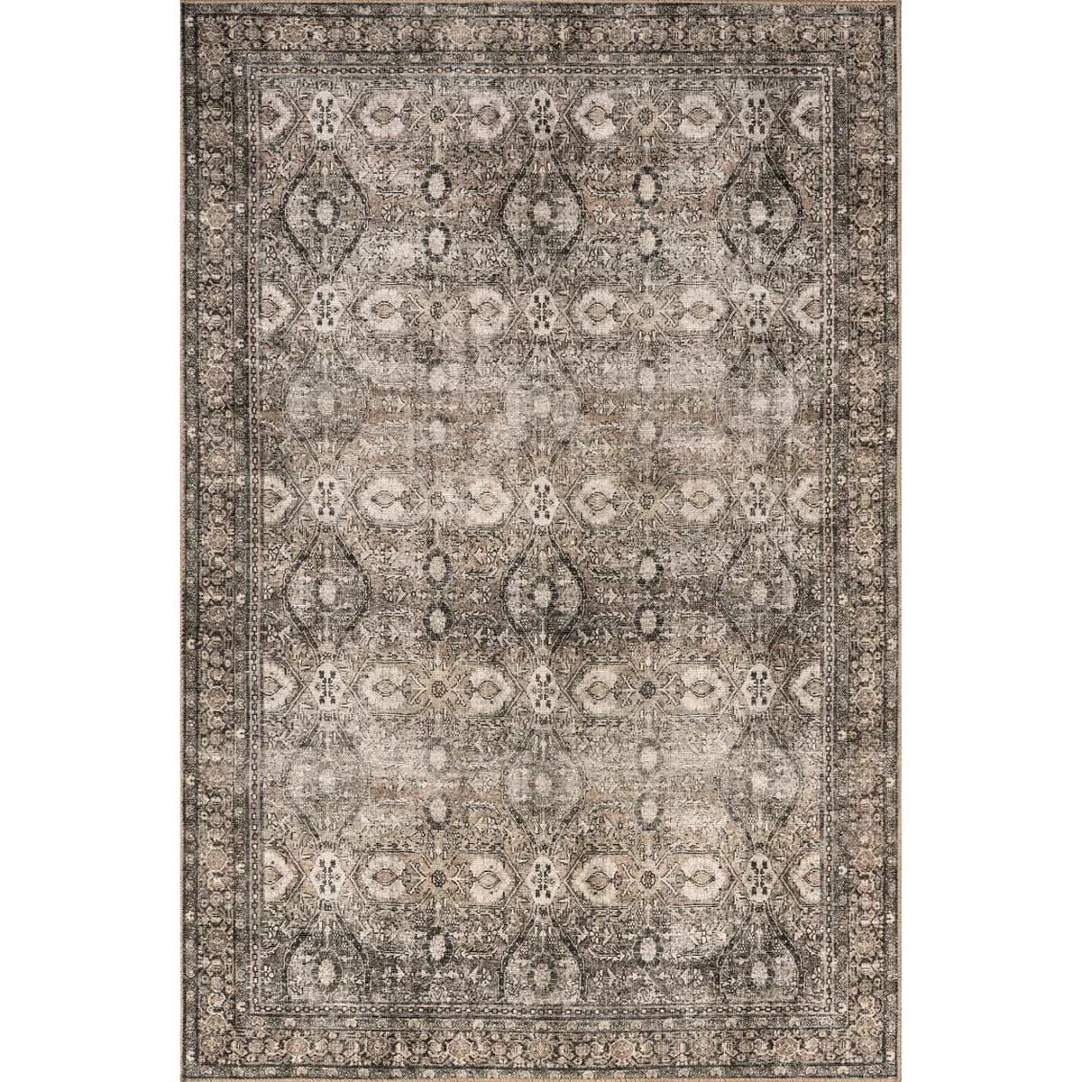 Nuloom Hillstone Collection Traditional Vintage Medallion Indoor Area Rug | Target