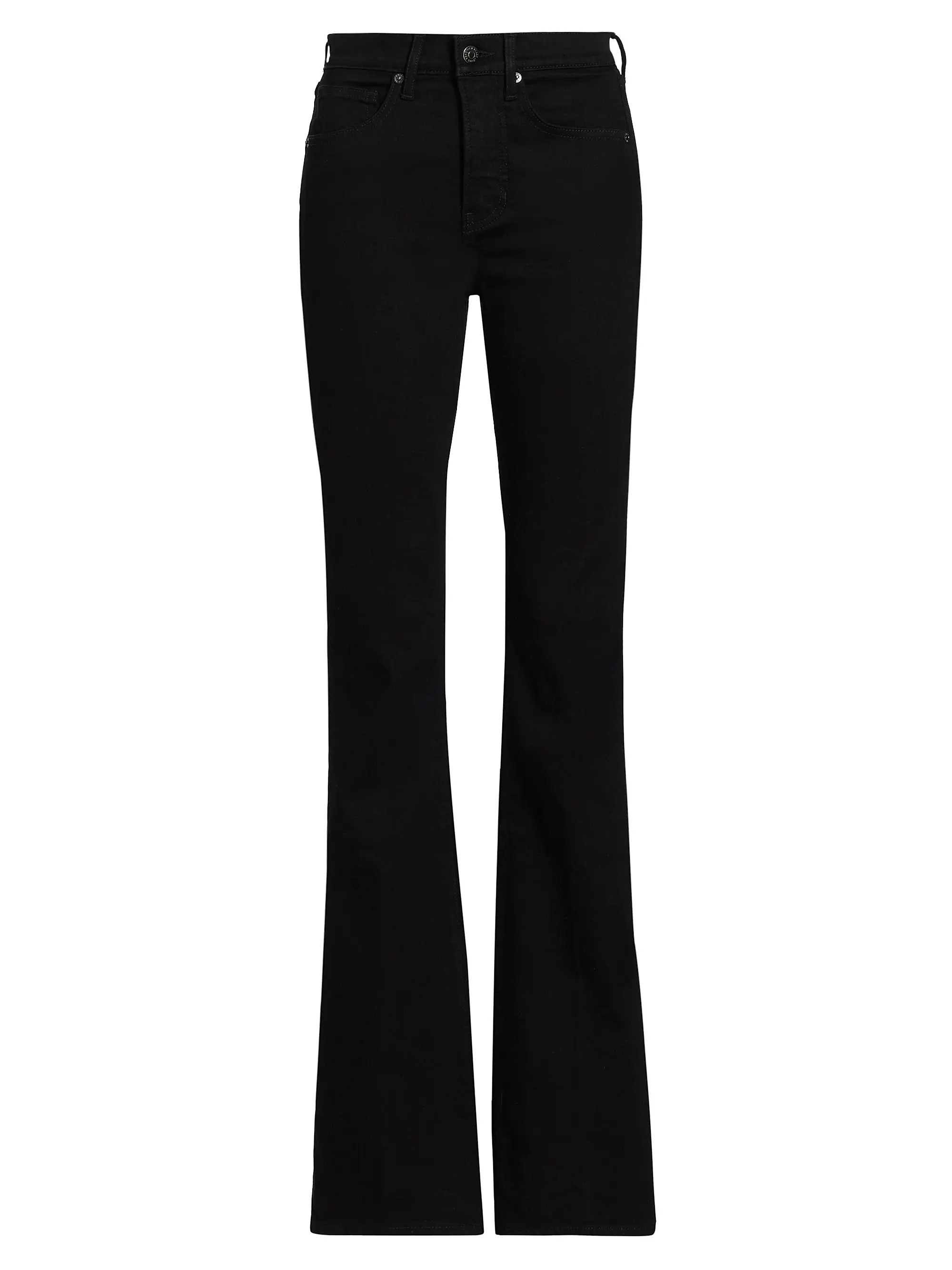 Beverly Slim-Fit High-Rise Flare Jeans | Saks Fifth Avenue
