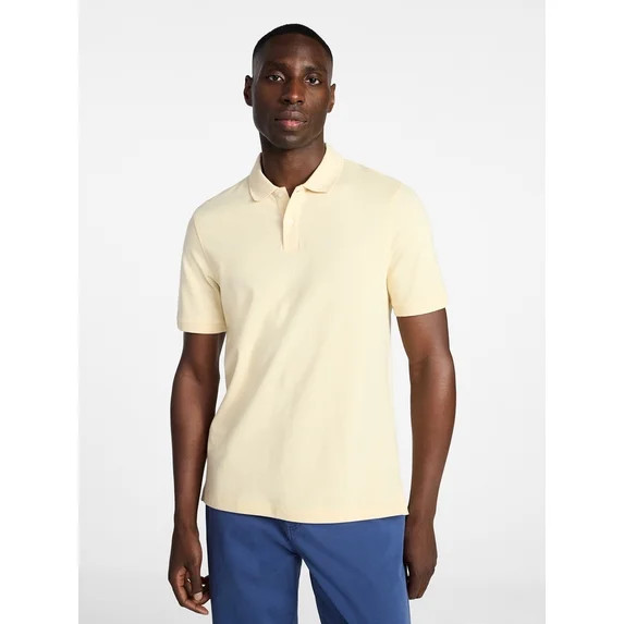 George Men's and Big and Tall Men's Pique Polo with Short Sleeves, Sizes XS-5XL, LT-3XLT | Walmart (US)